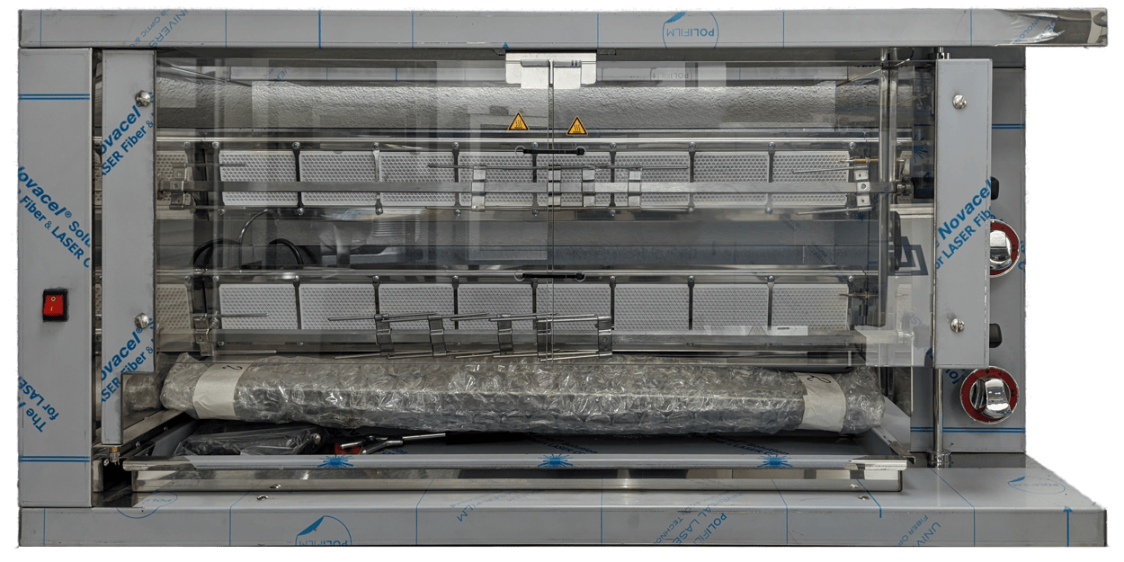 Imagem de um assador industrial